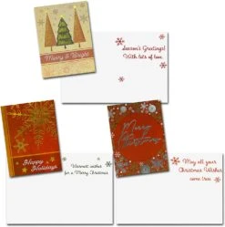 Merry Christmas Greeting Cards 12 Merry Christmas Greeting Cards -Xmas Supplies Shop 12b