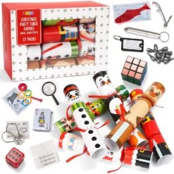 Christmas Characters No-Snap Party Favors, 12 Pack -Xmas Supplies Shop 13381 6