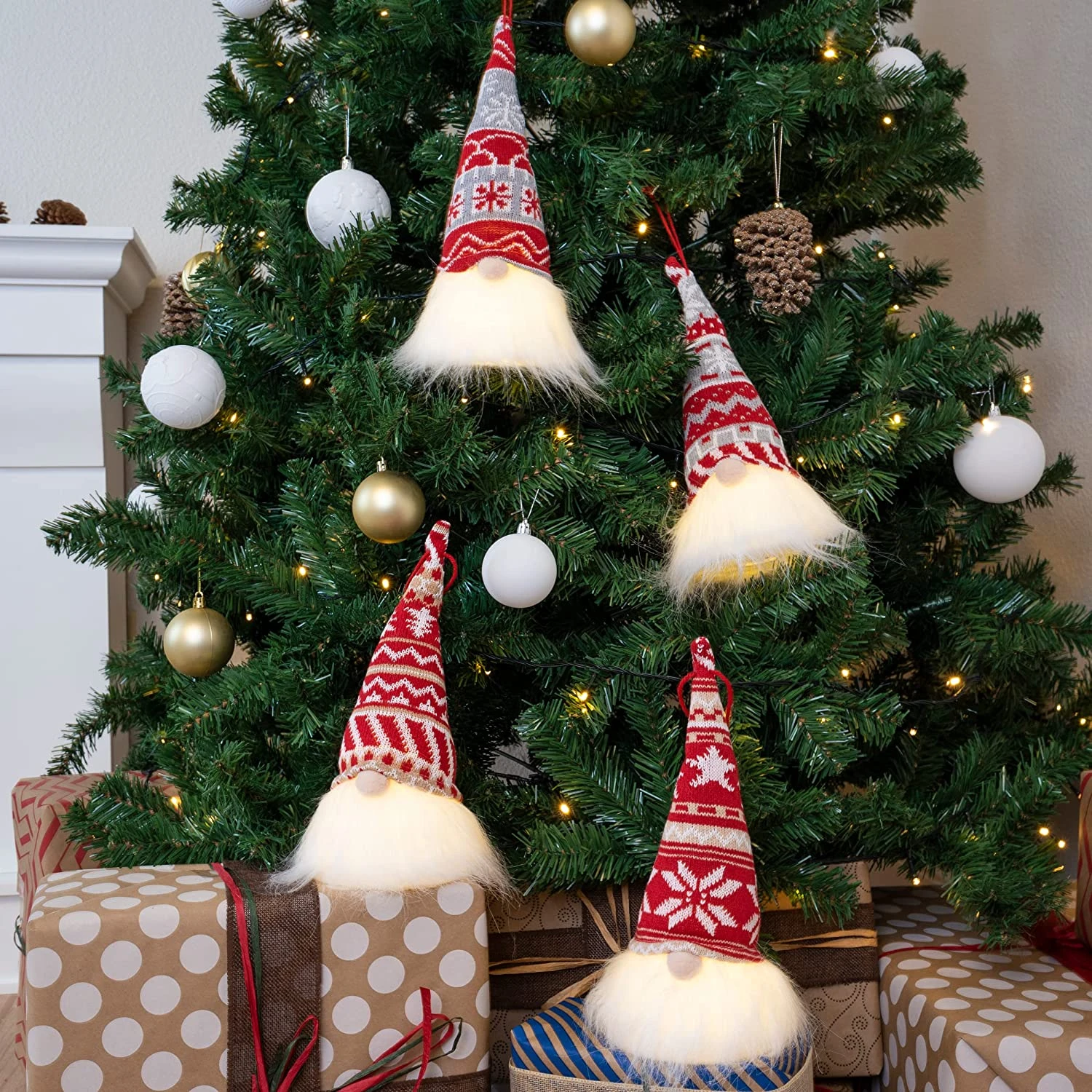 Light-up Christmas Gnome, 4 PCs 9 Light-up Christmas Gnome, 4 PCs - Image 7