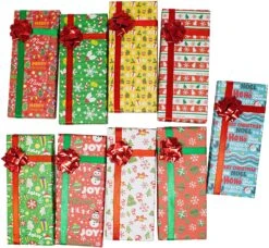 Rectangular Christmas Gift Box, 9 Pcs 10 Rectangular Christmas Gift Box, 9 Pcs -Xmas Supplies Shop 13834 3