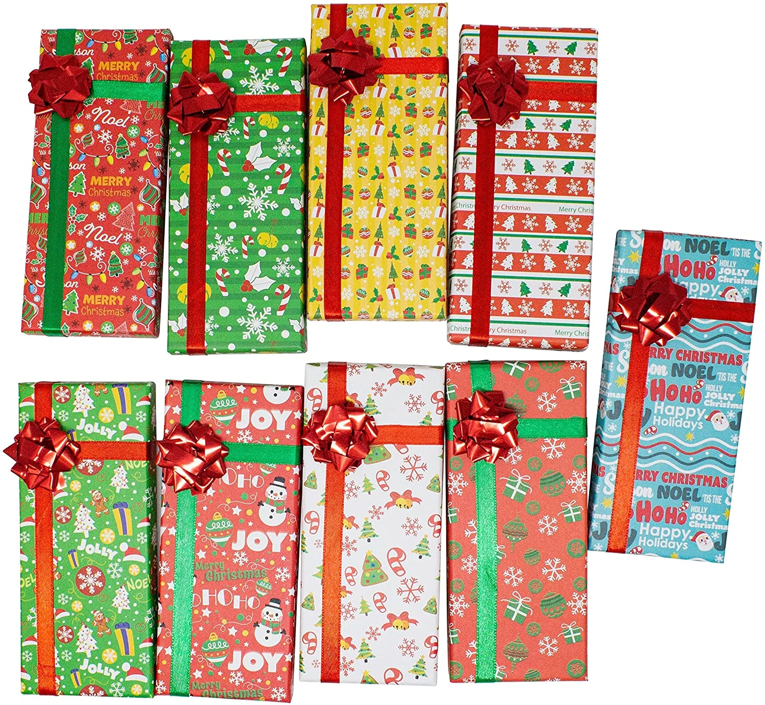 Rectangular Christmas Gift Box, 9 Pcs 4 Rectangular Christmas Gift Box, 9 Pcs - Image 3