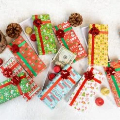 Rectangular Christmas Gift Box, 9 Pcs 12 Rectangular Christmas Gift Box, 9 Pcs -Xmas Supplies Shop 13834 5