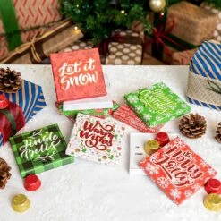 Square Shape Christmas Gift Box, 9 PCs 15 Square Shape Christmas Gift Box, 9 PCs -Xmas Supplies Shop 13835 4