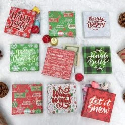 Square Shape Christmas Gift Box, 9 PCs 13 Square Shape Christmas Gift Box, 9 PCs -Xmas Supplies Shop 13835 5