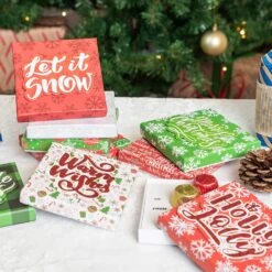 Square Shape Christmas Gift Box, 9 PCs 12 Square Shape Christmas Gift Box, 9 PCs -Xmas Supplies Shop 13835 7