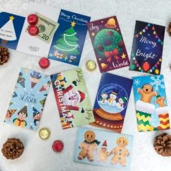 Christmas Colored Print Gift Card With Envelopes, 48 Pcs 14 Christmas Colored Print Gift Card With Envelopes, 48 Pcs -Xmas Supplies Shop 13836 6