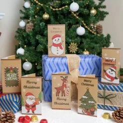 Christmas Gift Card Craft Paper With Envelopes, 30 PCs 13 Christmas Gift Card Craft Paper With Envelopes, 30 PCs -Xmas Supplies Shop 13837 6