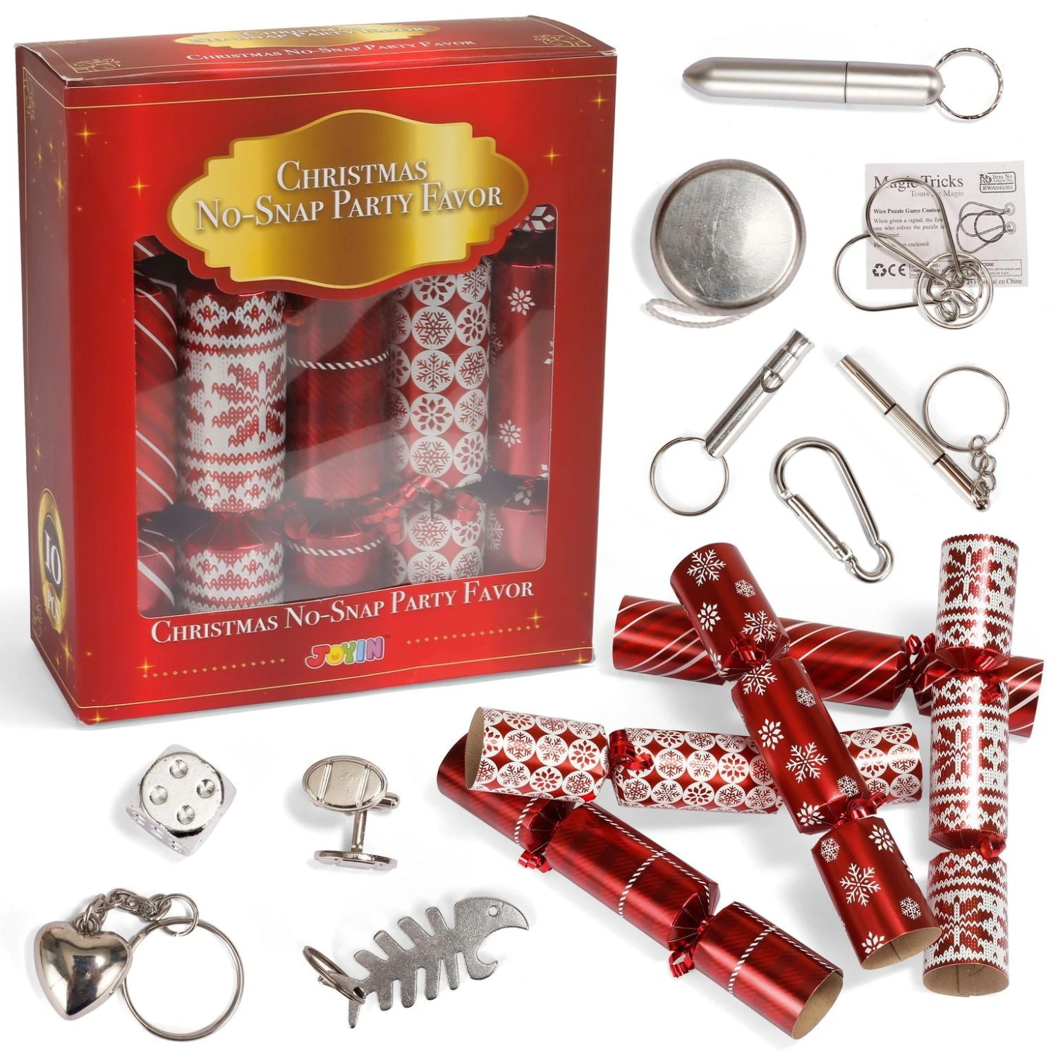 Christmas Party Table Favors (Red Deluxe), 10 Pack 7 Christmas Party Table Favors (Red Deluxe), 10 Pack - Image 5