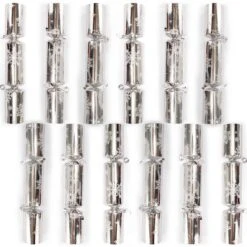 Christmas Party Table Favors (Silver Snowflake), 12 Pack