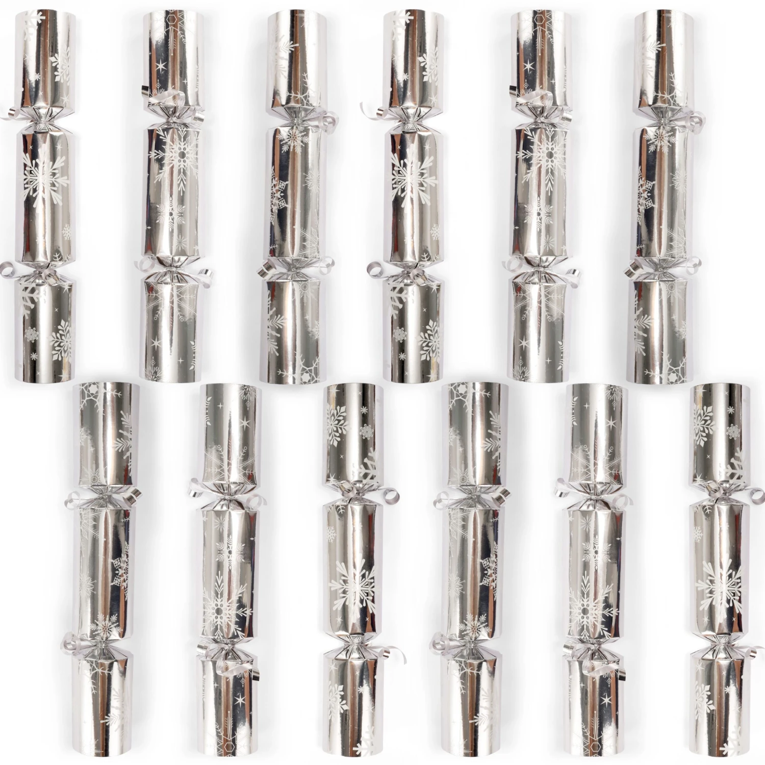 Christmas Party Table Favors (Silver Snowflake), 12 Pack 3 Christmas Party Table Favors (Silver Snowflake), 12 Pack