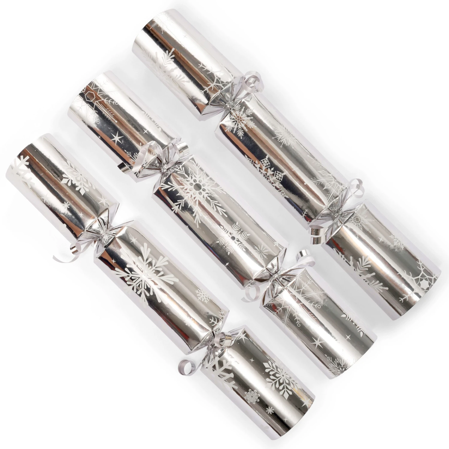 Christmas Party Table Favors (Silver Snowflake), 12 Pack 4 Christmas Party Table Favors (Silver Snowflake), 12 Pack - Image 2