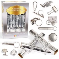 Christmas Party Table Favors (Silver Snowflake), 12 Pack 15 Christmas Party Table Favors (Silver Snowflake), 12 Pack -Xmas Supplies Shop 13959 8