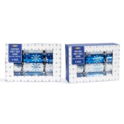 Christmas Party Table Favors (Blue White Snowflake), 8 Pack -Xmas Supplies Shop 13960 1