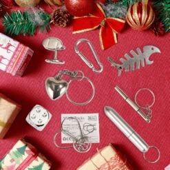 Christmas Party Table Favors (Blue Silver Snowflake), 8 Pack 12 Christmas Party Table Favors (Blue Silver Snowflake), 8 Pack -Xmas Supplies Shop 13961 6