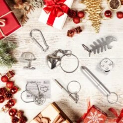 Christmas Party Table Favors (Blue Silver Snowflake), 8 Pack 13 Christmas Party Table Favors (Blue Silver Snowflake), 8 Pack -Xmas Supplies Shop 13961 6a