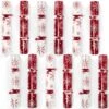 Christmas Party Table Favors (Red White Snowflake), 12 Pack -Xmas Supplies Shop 13963 2