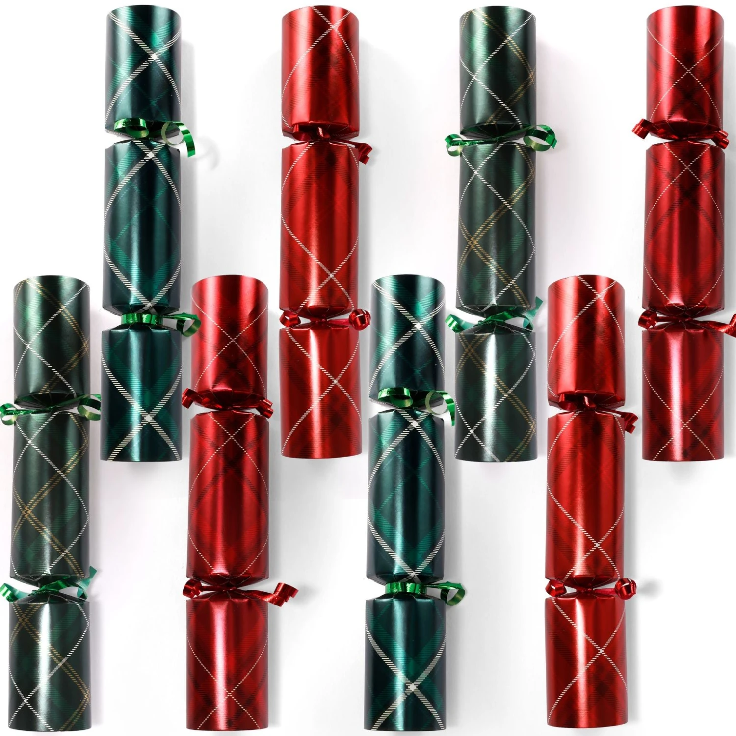 Christmas Party Table Favors (Red Green Plaid), 8 Pack 3 Christmas Party Table Favors (Red Green Plaid), 8 Pack