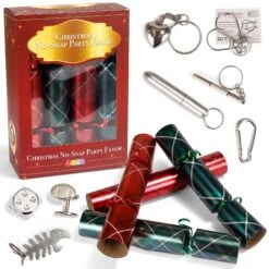 Christmas Party Table Favors (Red Green Plaid), 8 Pack 15 Christmas Party Table Favors (Red Green Plaid), 8 Pack -Xmas Supplies Shop 13964 8