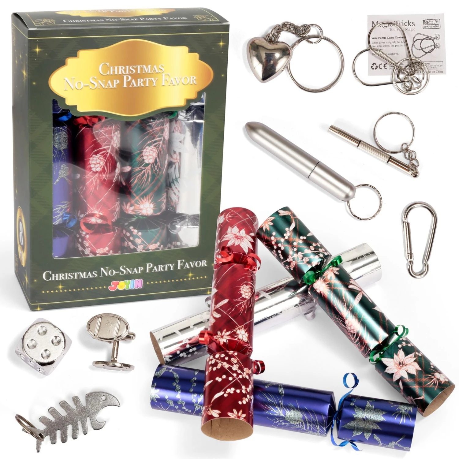 Christmas Party Table Favors (Flowers), 8 Pack 7 Christmas Party Table Favors (Flowers), 8 Pack - Image 5