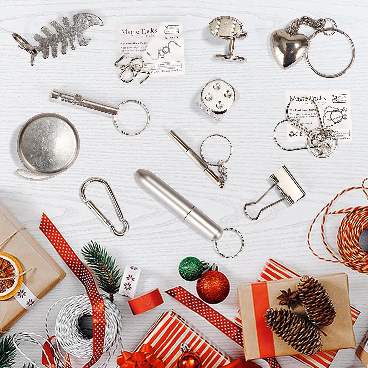 Christmas Party Table Favors (Gold Snowflake), 12 Pack 5 Christmas Party Table Favors (Gold Snowflake), 12 Pack - Image 3