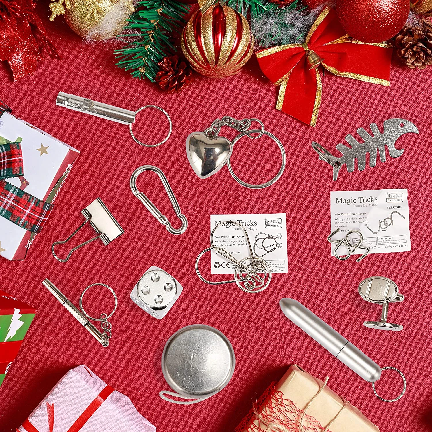 Christmas Party Table Favors (Gold Snowflake), 12 Pack 6 Christmas Party Table Favors (Gold Snowflake), 12 Pack - Image 4