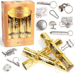 Christmas Party Table Favors (Gold Snowflake), 12 Pack 14 Christmas Party Table Favors (Gold Snowflake), 12 Pack -Xmas Supplies Shop 13986 6