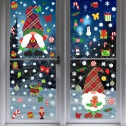 Christmas Window Clings (Gnome), 300 Pcs 15 Christmas Window Clings (Gnome), 300 Pcs -Xmas Supplies Shop 14049 6