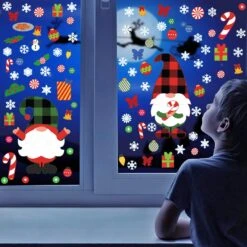 Christmas Window Clings (Gnome), 300 Pcs 16 Christmas Window Clings (Gnome), 300 Pcs -Xmas Supplies Shop 14049 7