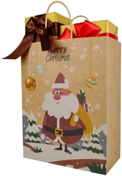 Christmas Kraft Paper Gift Bags With Twine Handles, 24 Pcs 14 Christmas Kraft Paper Gift Bags With Twine Handles, 24 Pcs -Xmas Supplies Shop 14056 6