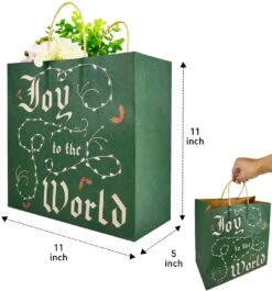 Large Pack Christmas Kraft Paper Bags With 8 Generic Vintage Drawstring, 24 Pcs 13 Large Pack Christmas Kraft Paper Bags With 8 Generic Vintage Drawstring, 24 Pcs -Xmas Supplies Shop 14057 5