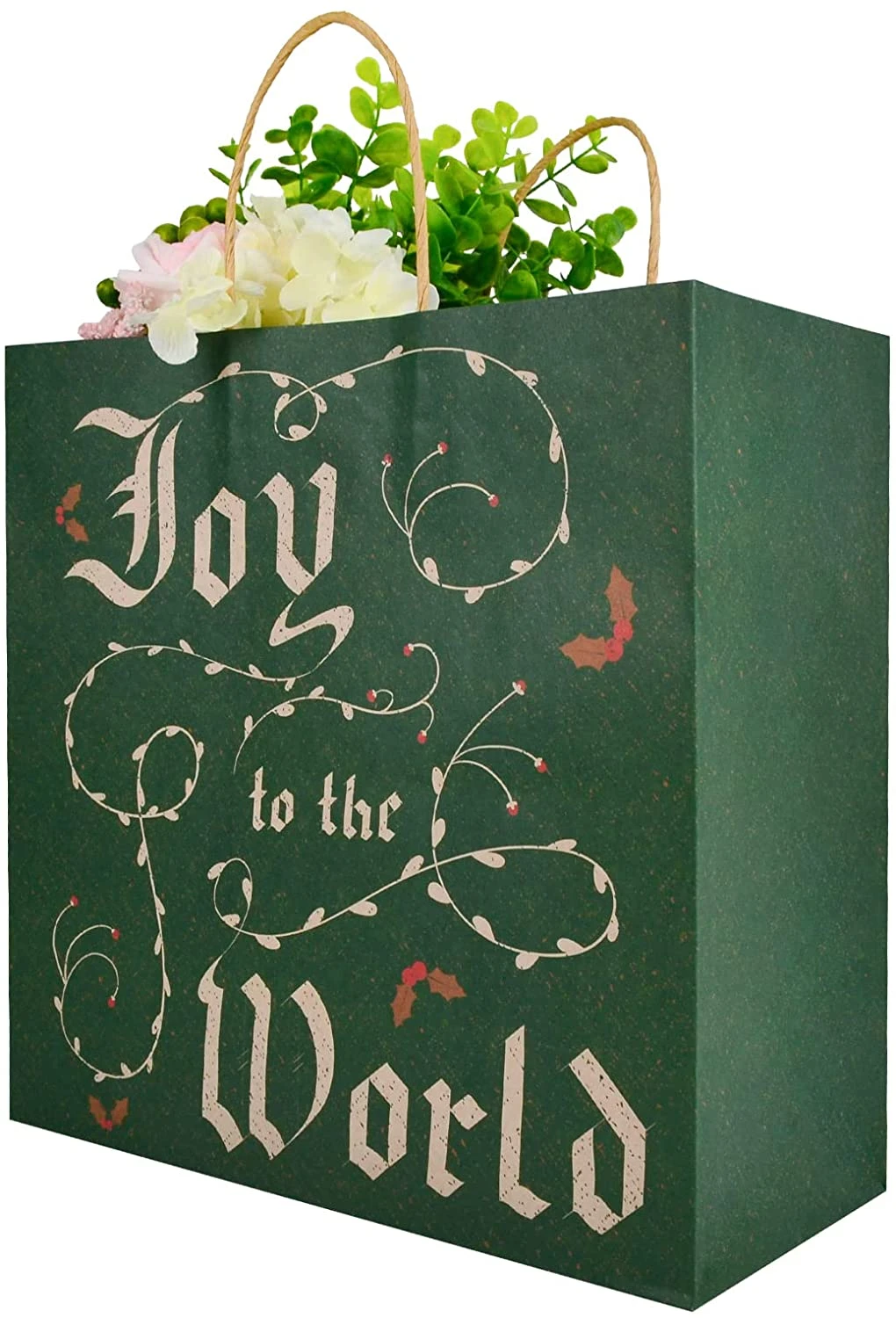 Large Pack Christmas Kraft Paper Bags With 8 Generic Vintage Drawstring, 24 Pcs 8 Large Pack Christmas Kraft Paper Bags With 8 Generic Vintage Drawstring, 24 Pcs - Image 6