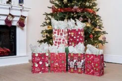 Christmas Red Themed Kraft Paper Gift Bags, 36 Pcs 17 Christmas Red Themed Kraft Paper Gift Bags, 36 Pcs -Xmas Supplies Shop 14062 6