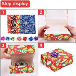 3 Size Nesting Box With 4 Christmas Design Set, 24 Pcs -Xmas Supplies Shop 14069 4