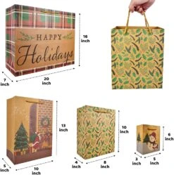 Assorted Christmas Prints Gift Bags, 32 Pcs 15 Assorted Christmas Prints Gift Bags, 32 Pcs -Xmas Supplies Shop 14074 5 6d2409b4 cb18 4e9a 9b6f 702ccc5d37c6