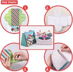 6 Designs Drawstring Christmas Treat Box Set, 12 Pcs 14 6 Designs Drawstring Christmas Treat Box Set, 12 Pcs -Xmas Supplies Shop 14121 4