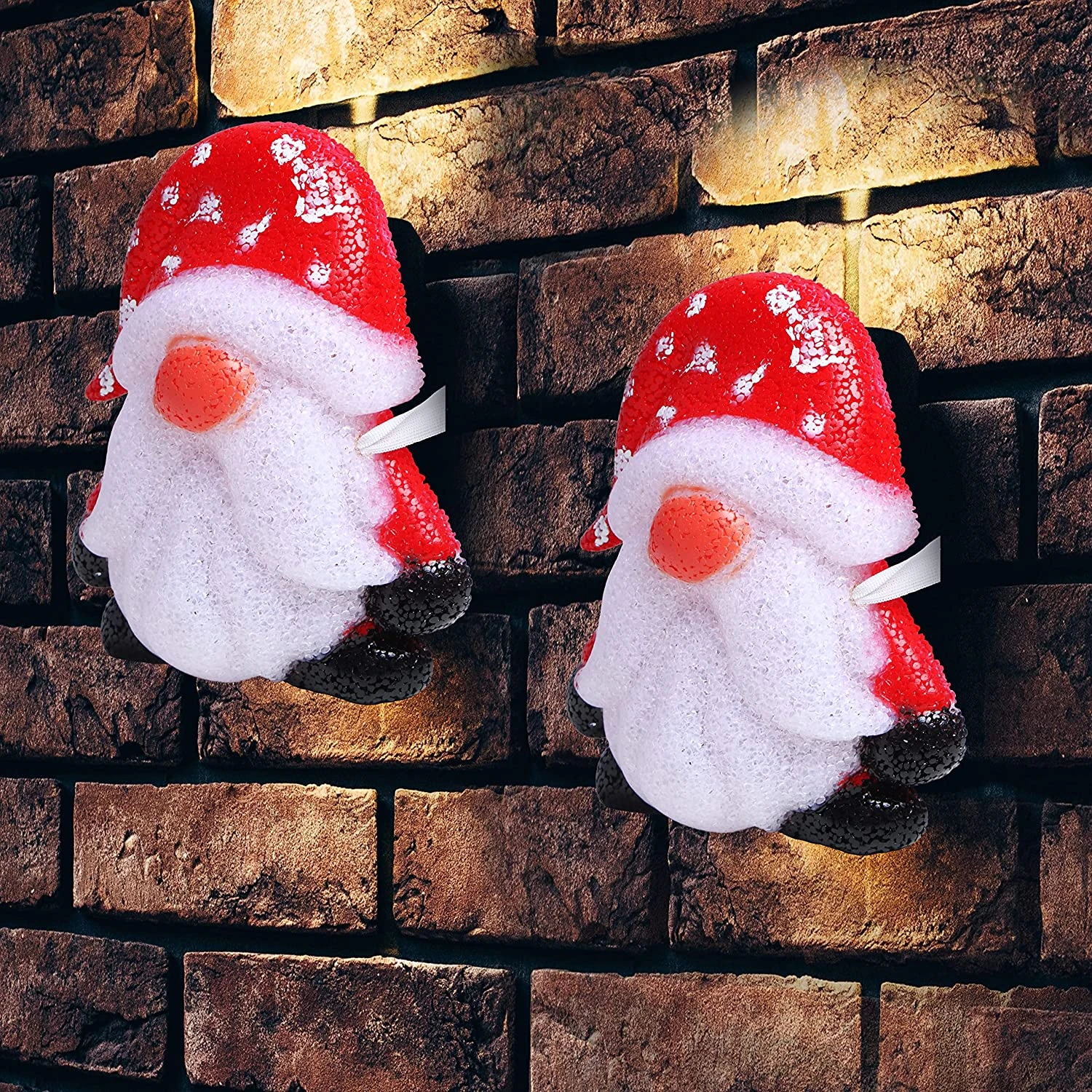 Christmas Gnome Light Cover, 2 Pcs 3 Christmas Gnome Light Cover, 2 Pcs