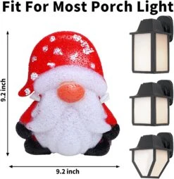 Christmas Gnome Light Cover, 2 Pcs 7 Christmas Gnome Light Cover, 2 Pcs -Xmas Supplies Shop 14172 3
