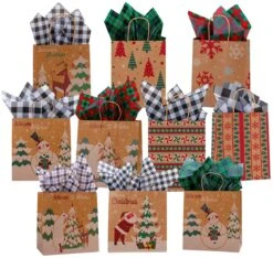 Christmas Classic Plaid Wrapping Tissue Paper, 150 Sheets 12 Christmas Classic Plaid Wrapping Tissue Paper, 150 Sheets -Xmas Supplies Shop 14184 5