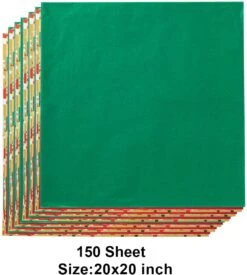 Classic Design Christmas Kraft Tissue Paper, 150 Sheets 13 Classic Design Christmas Kraft Tissue Paper, 150 Sheets -Xmas Supplies Shop 14185 5