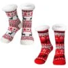 Christmas Fuzzy Crew Socks, 2 Pack 1 Christmas Fuzzy Crew Socks, 2 Pack -Xmas Supplies Shop 14196 1