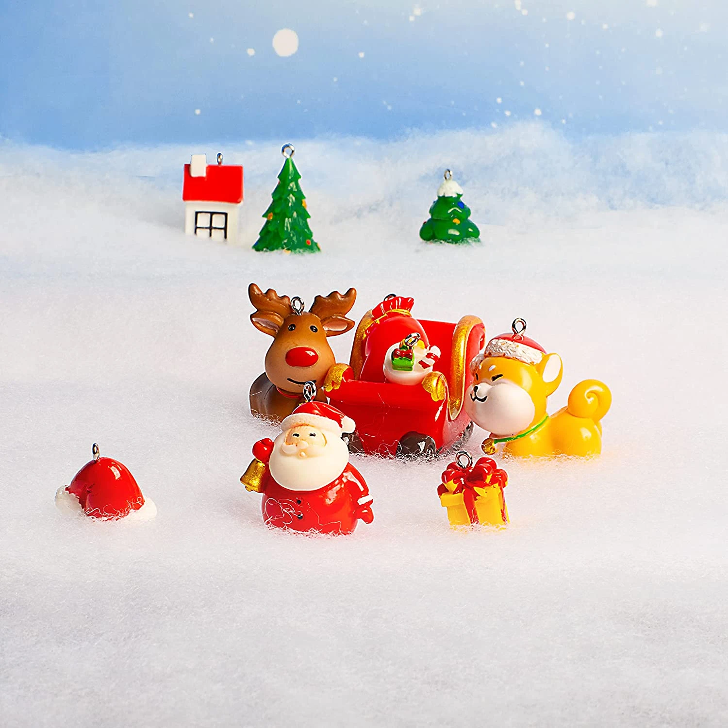 Christmas Snow Blanket Roll, 3 Pcs 4 Christmas Snow Blanket Roll, 3 Pcs - Image 2