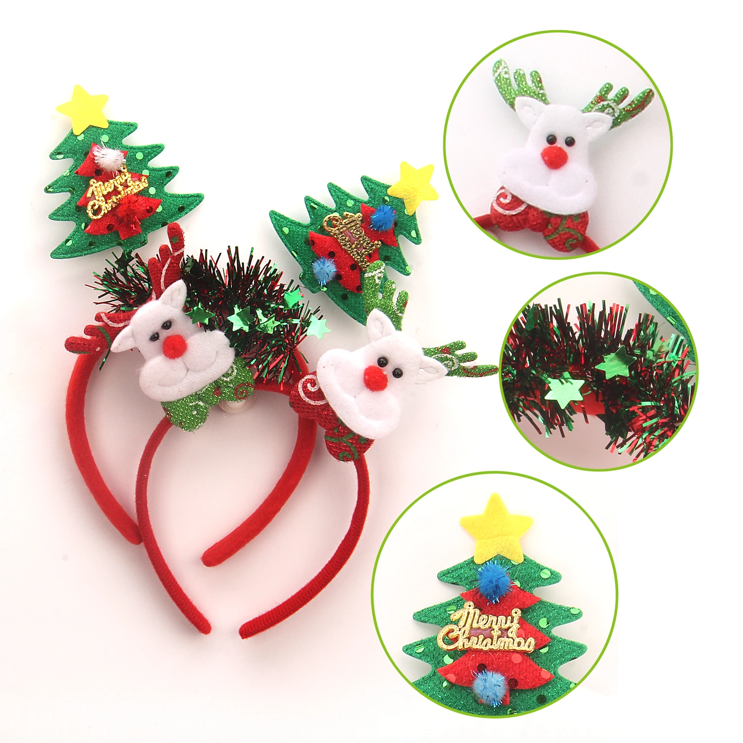 Christmas Headbands, 14 Pcs 7 Christmas Headbands, 14 Pcs - Image 5