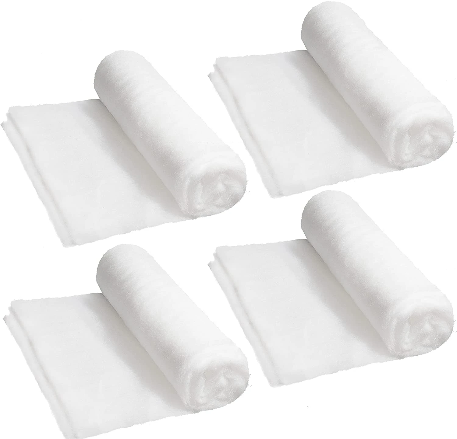 Christmas Snow Blanket Roll, 4 Pcs 3 Christmas Snow Blanket Roll, 4 Pcs