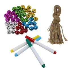 48 Piece Wooden Christmas Ornaments DIY Craft Kit 9 48 Piece Wooden Christmas Ornaments DIY Craft Kit -Xmas Supplies Shop 145