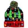 Christmas Tree Knitted Lit-up Beanie 2 Christmas Tree Knitted Lit-up Beanie -Xmas Supplies Shop 150