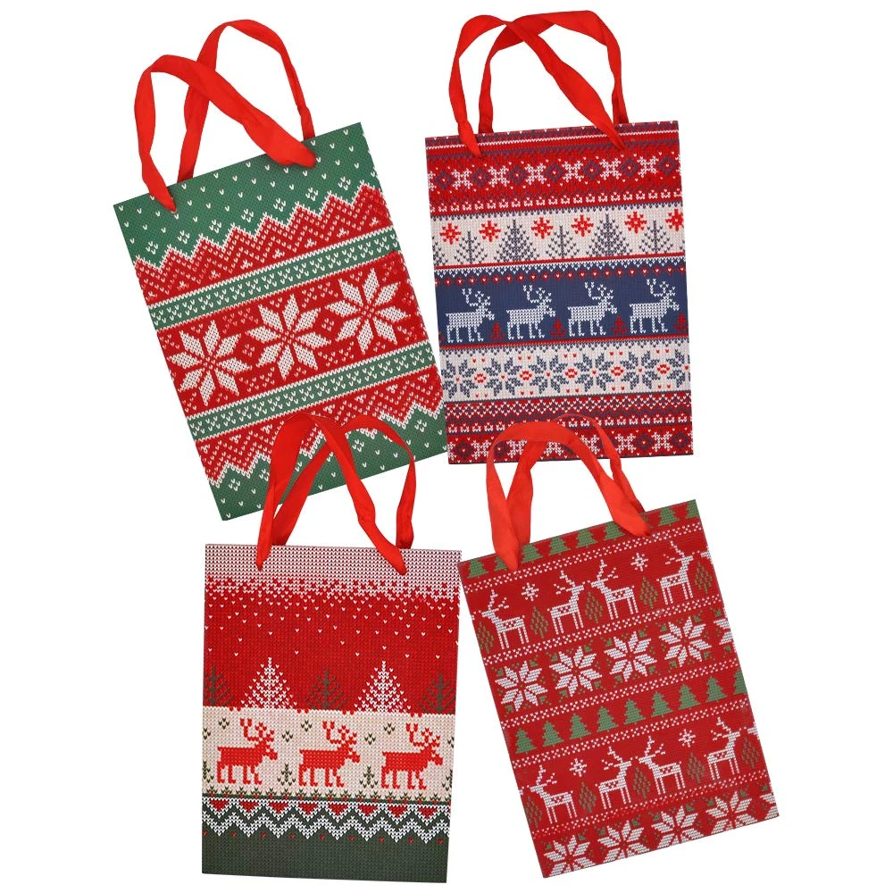 Christmas Pattern Gift Bags 5 Christmas Pattern Gift Bags - Image 3