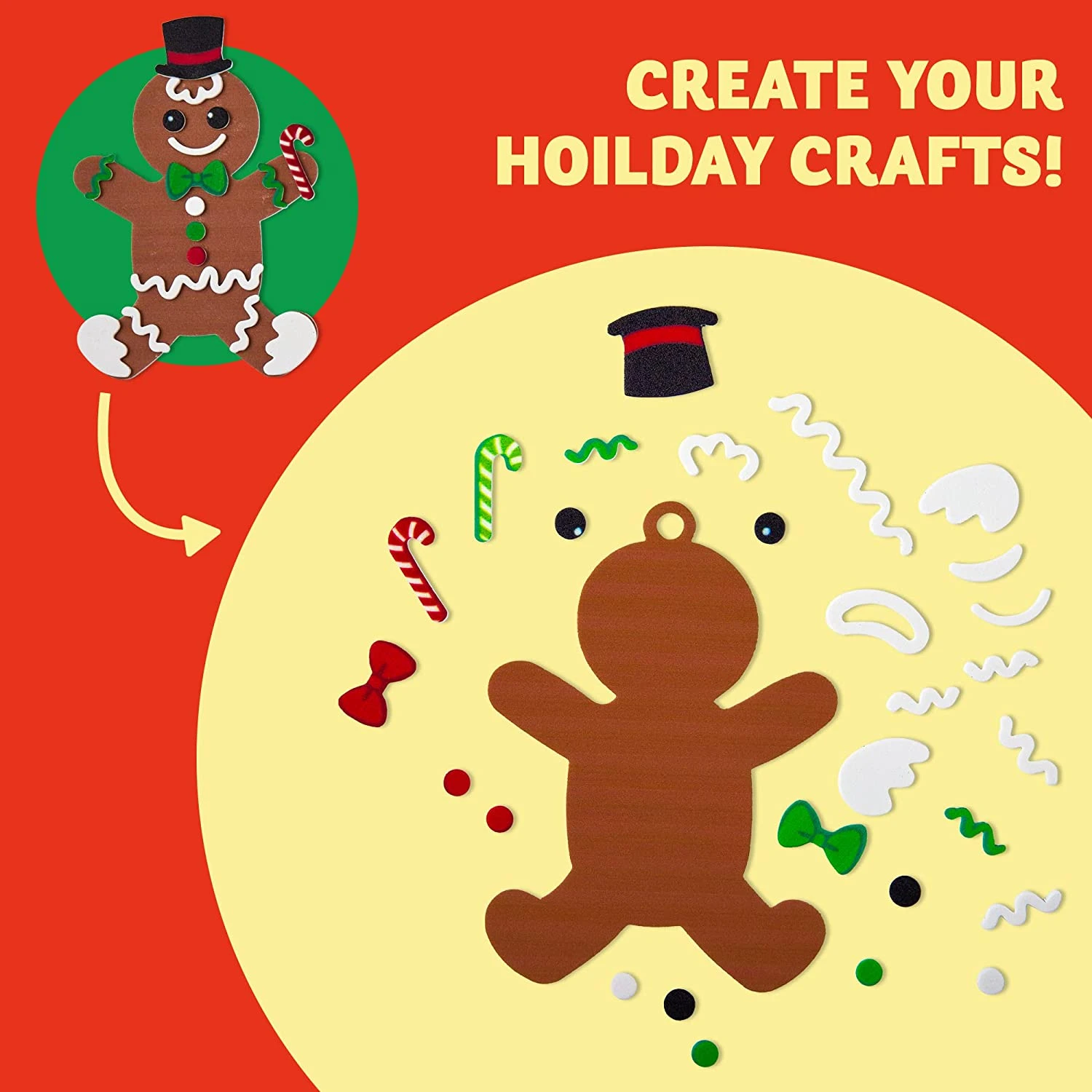 16Pcs Foam Christmas Character Ornaments 5 16Pcs Foam Christmas Character Ornaments - Image 3