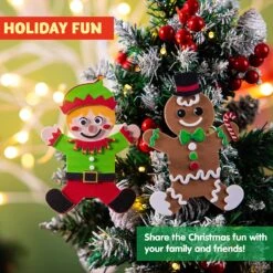 16Pcs Foam Christmas Character Ornaments 13 16Pcs Foam Christmas Character Ornaments -Xmas Supplies Shop 16PcsFoamChristmasCharacterOrnaments 4