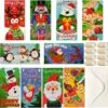 40 Pcs Holographic Christmas Greeting Cards 2 40 Pcs Holographic Christmas Greeting Cards -Xmas Supplies Shop 1 04e7582c 840c 4af0 b5a5 803218bece3d