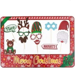 Christmas Photobooth Prop With Frame